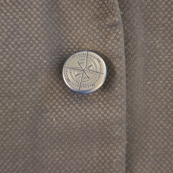 Nautica Navy Blue Men's Blazer Suit Coat Jacket 42R Navy Blue - Picture 8 of 10